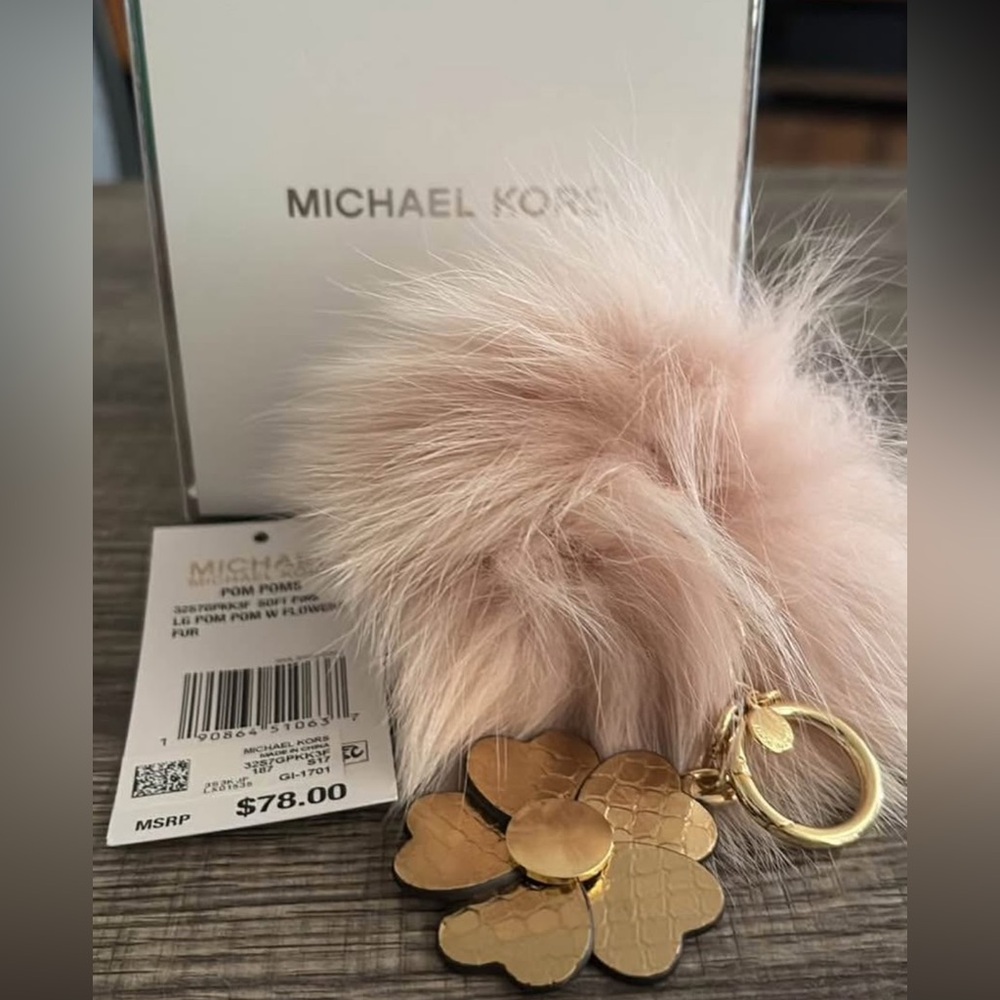 Michael Kors Pink Key Card Holder